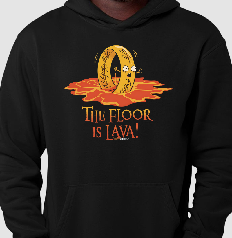 Hoodie Moletom The Floor Is Lava