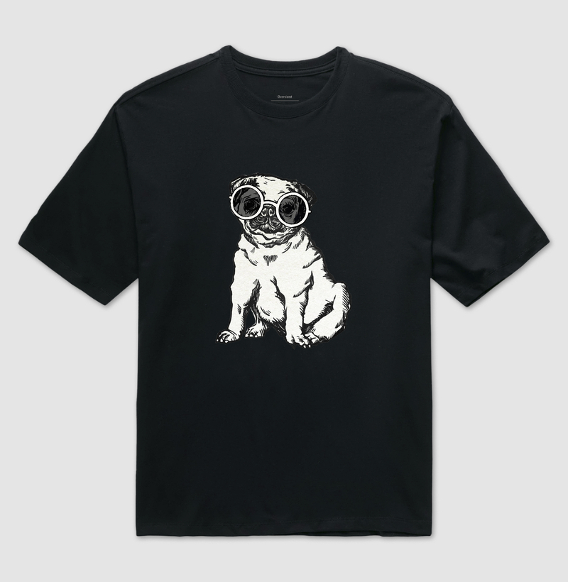 Camiseta Oversized Style Pug