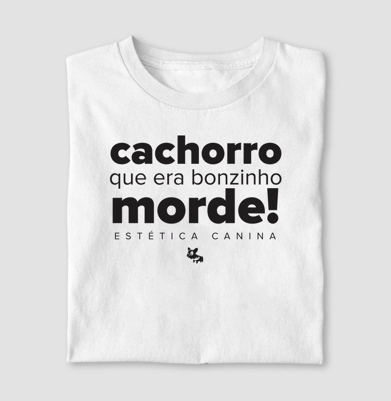 Camiseta Cachorro que era bonzinho