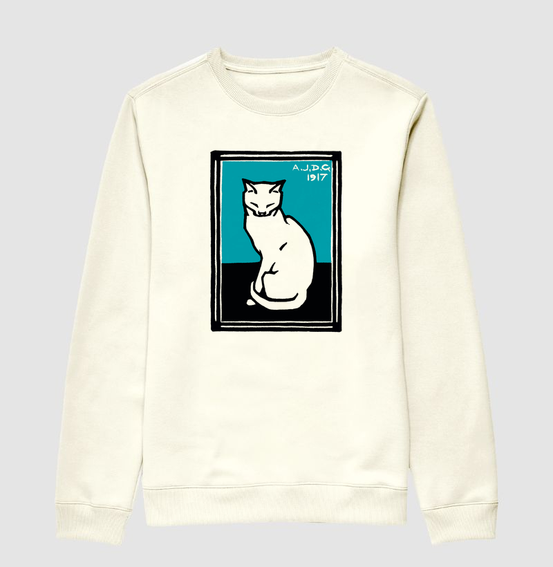 Sitting cat (1917) - Julie de Graag