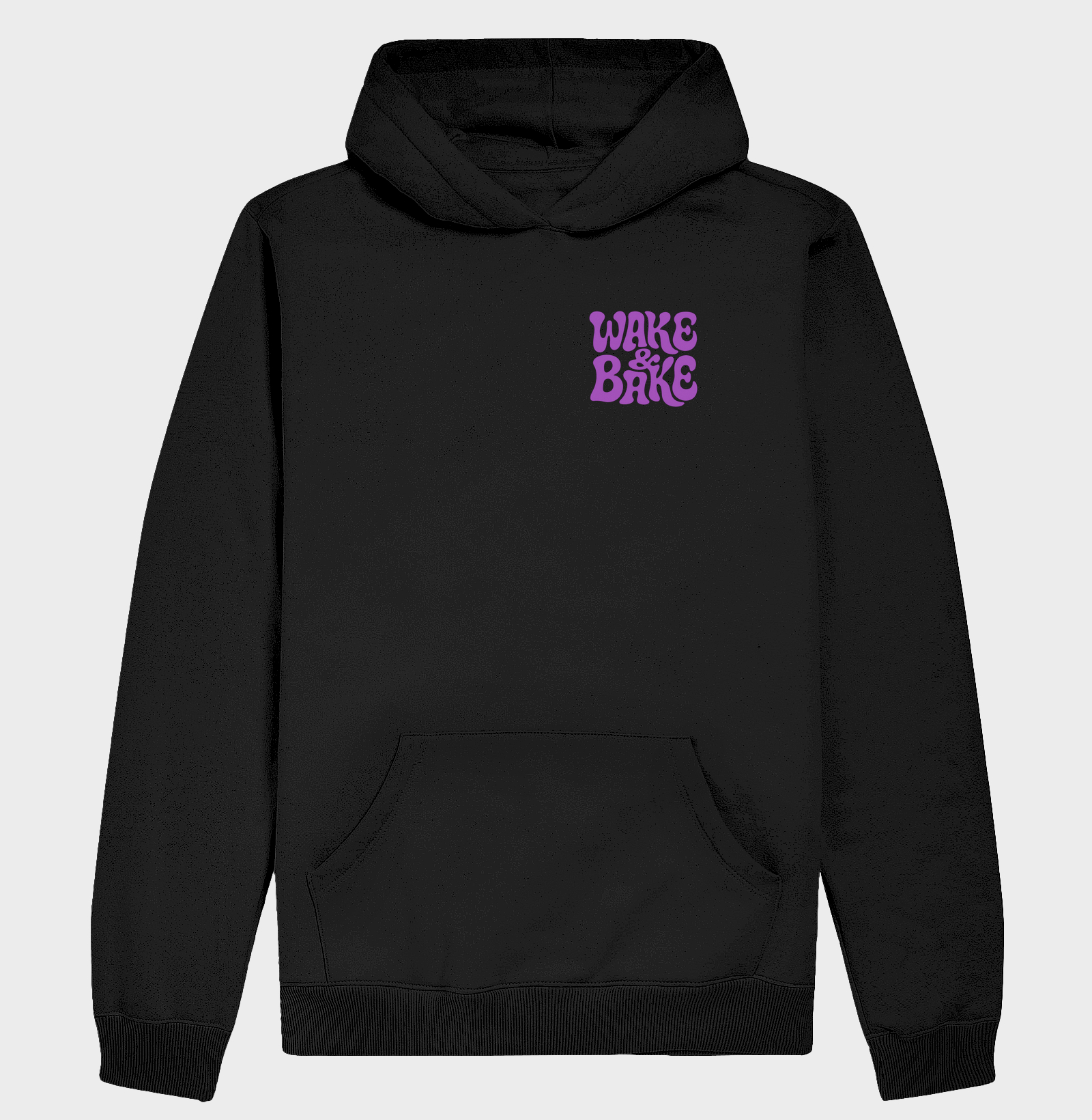 Hoodie moletom - Wake & Bake Roxo