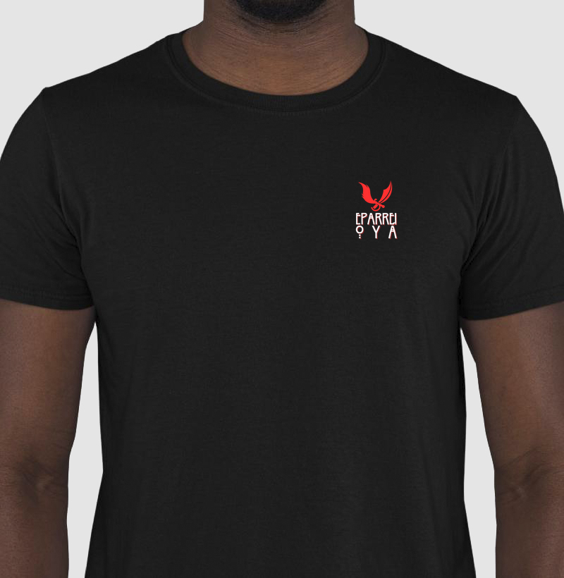 Camiseta Bls Eparrei Oyá Sombreada Preta Masc.