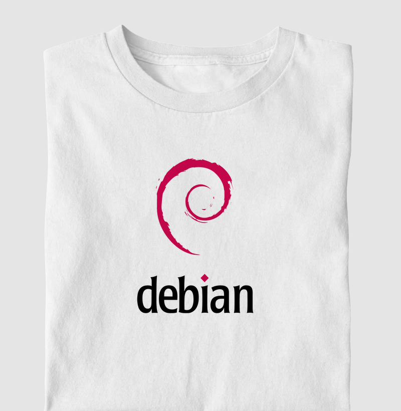 Camiseta Linux Debian