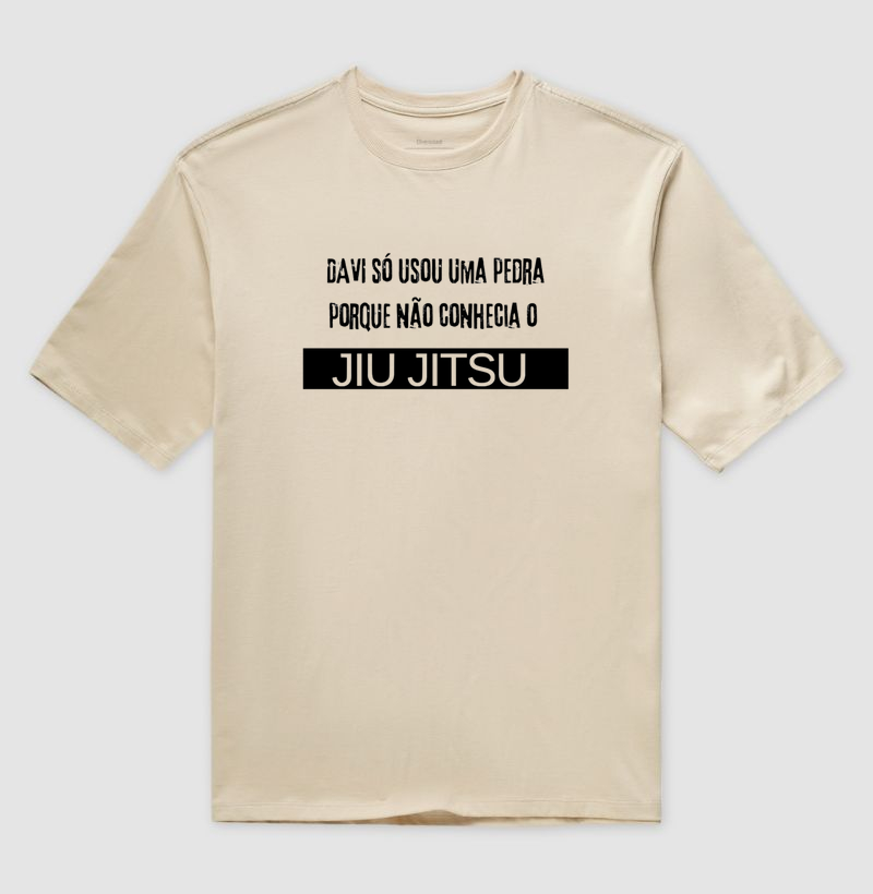 Davi só usou uma pedra porque não conhecia o Jiu Jitsu 