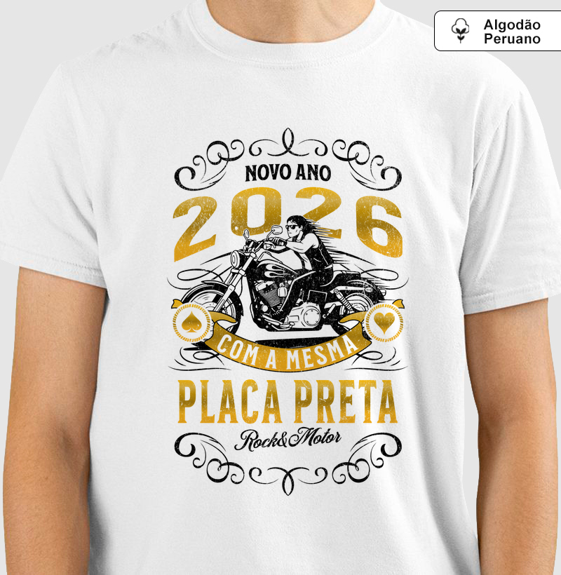 Novo ano mesma Placa Preta