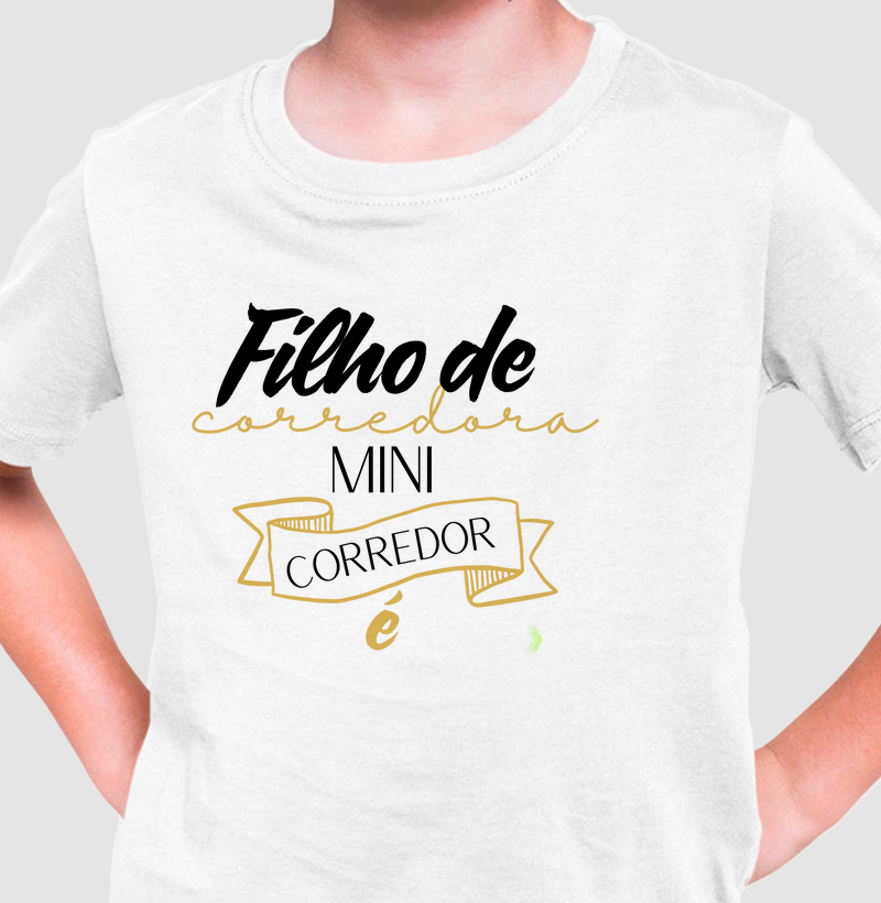 Filho de Corredora Mini Corredor é
