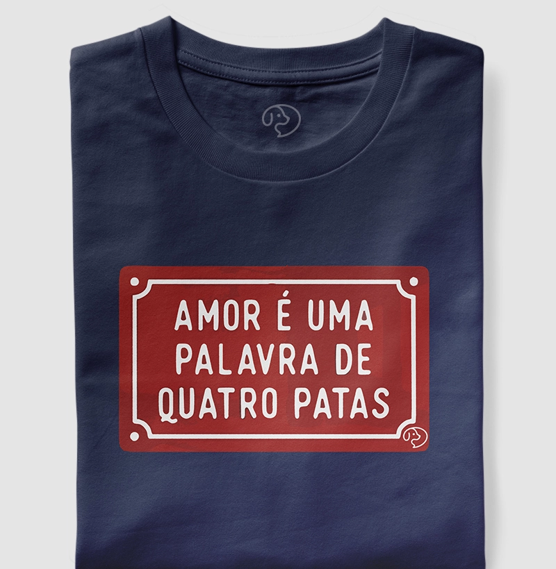 Placa Amor tem 4 Patas