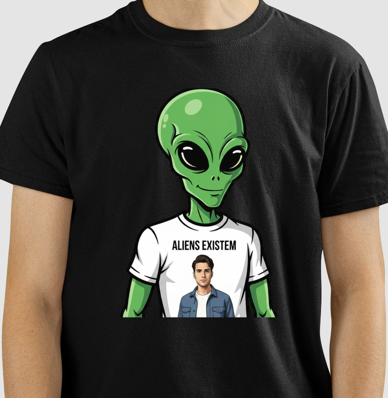 Camiseta Aliens Existem – Verdade Suprimida