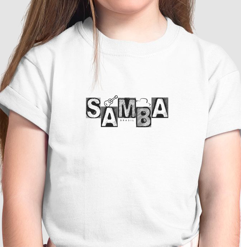 Samba texto claras infantil