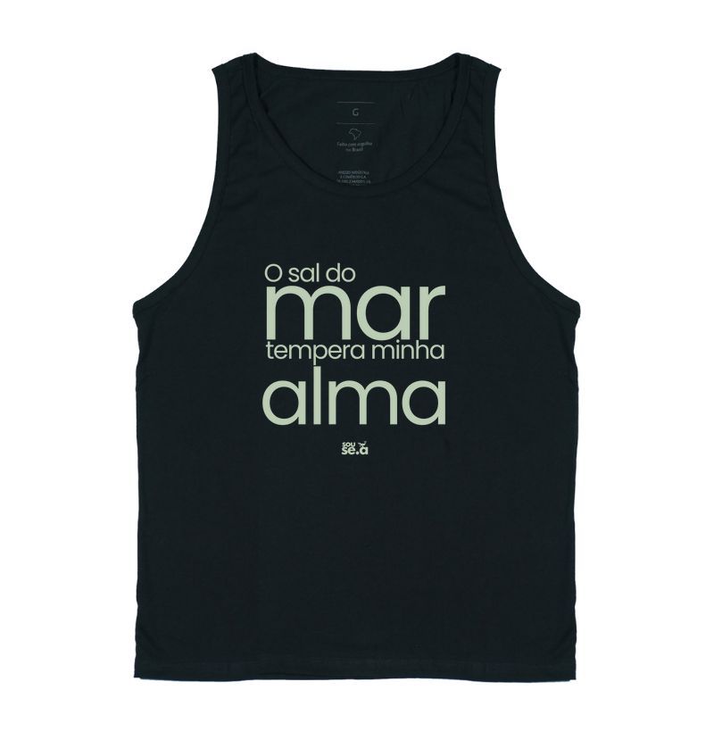 O sal do mar tempera minha alma