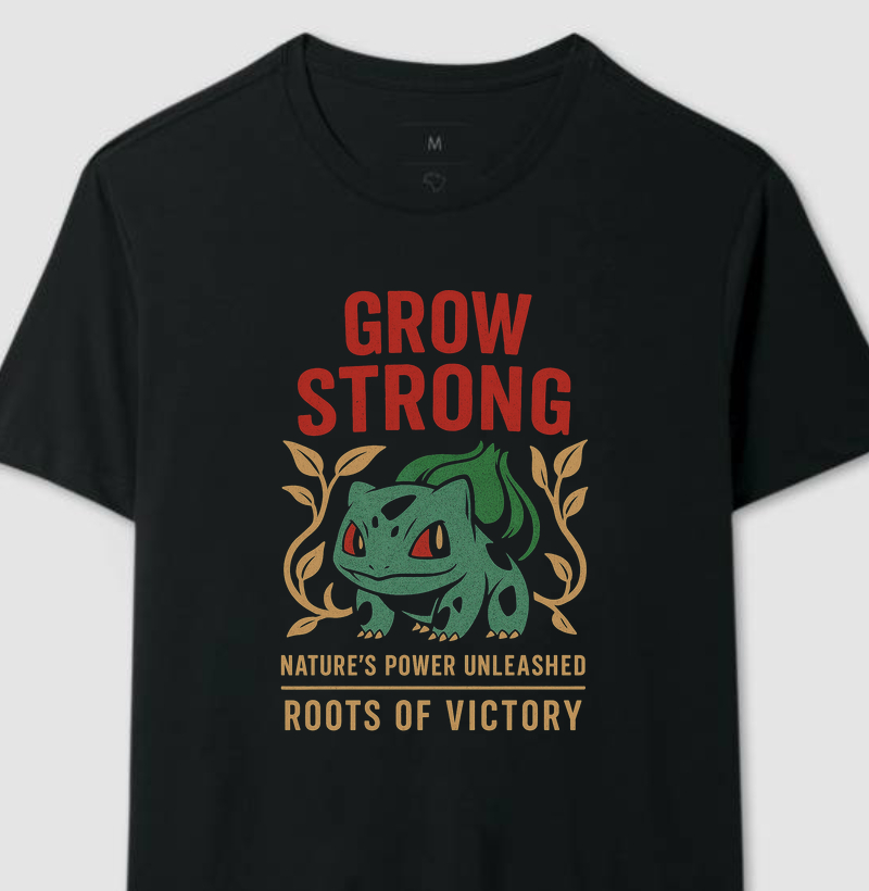 Grow Strong Bulbasaur Pokémon Retro Series