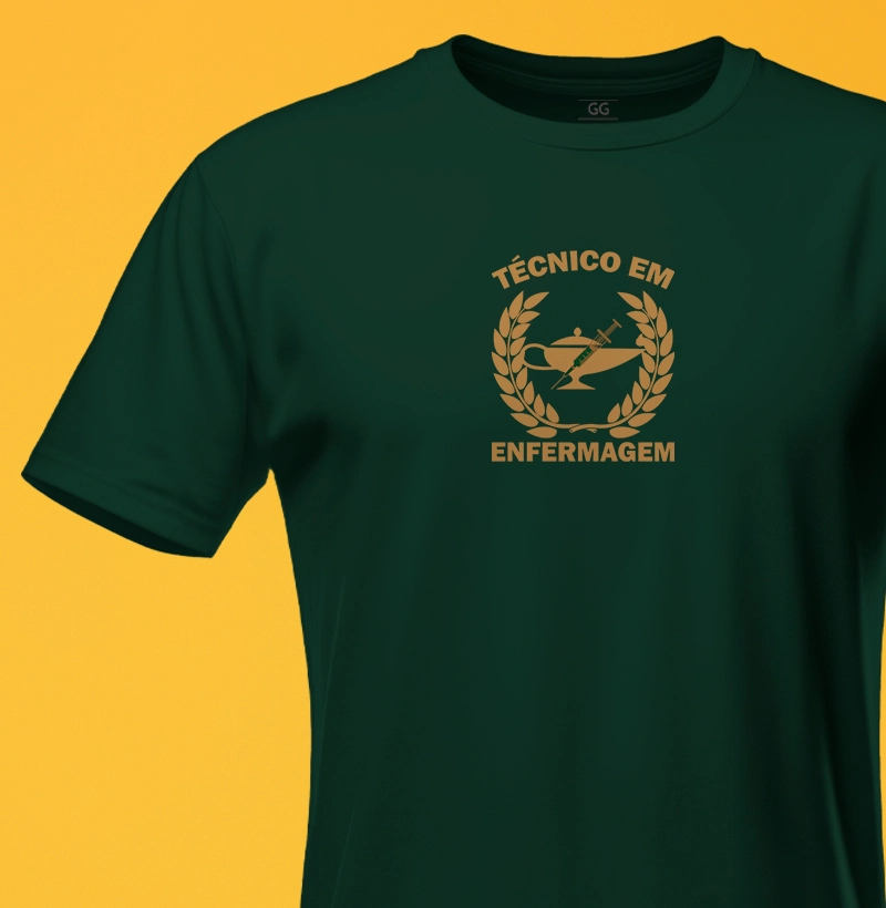 Camiseta Símbolo da Técnico em Enfermagem - masculina