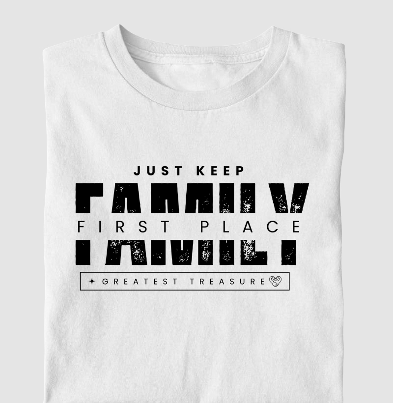 Camiseta Família - Just Keep Family