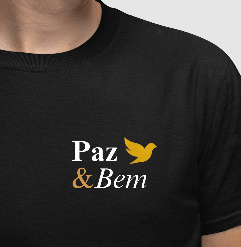 Paz e Bem Pássaro Minimalista
