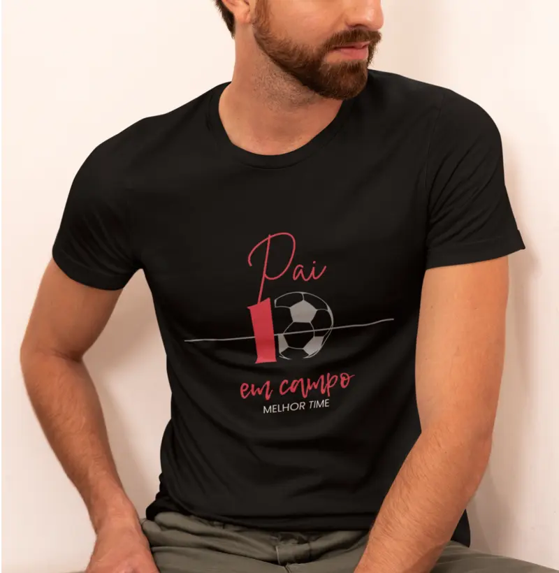 Camiseta | Pai rubro-negro em Campo. 10
