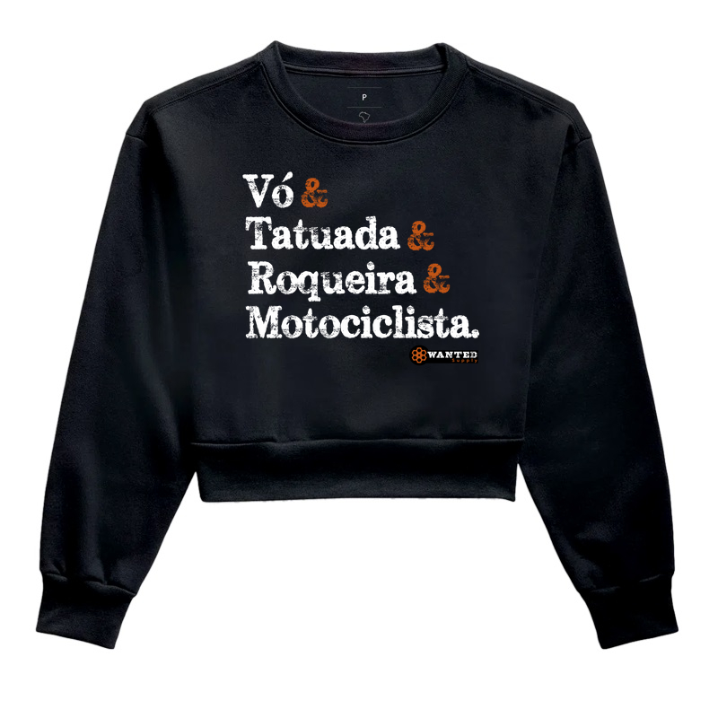Vó, Tatuada, Roqueira, Motociclista 