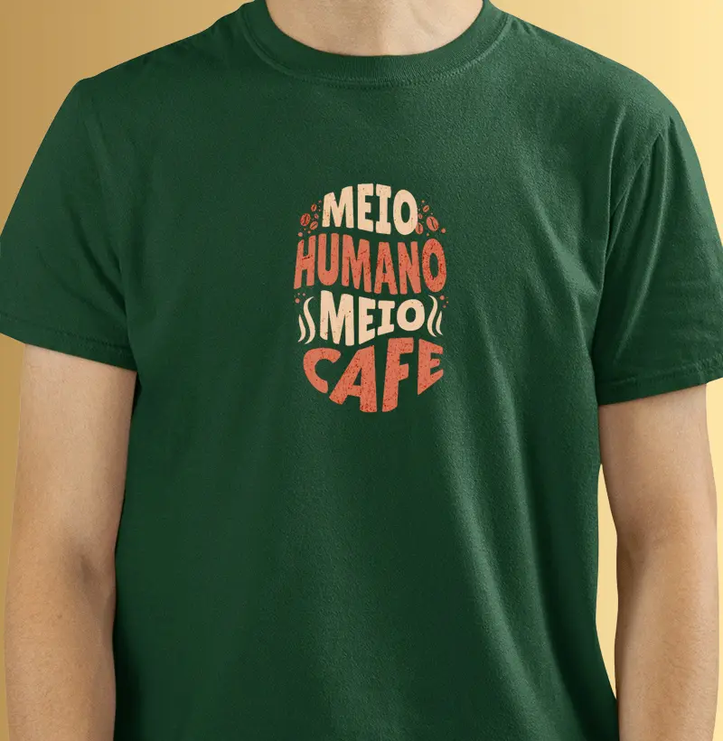 Meio humano meio café