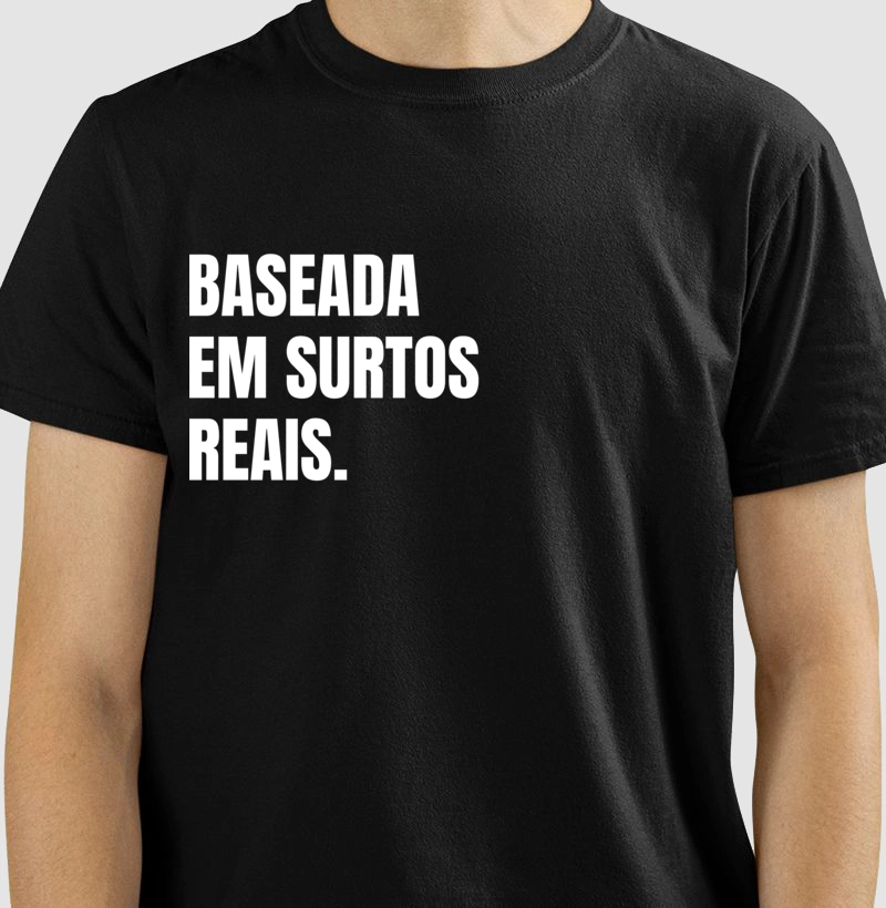 Camiseta baseada em surtos reais 