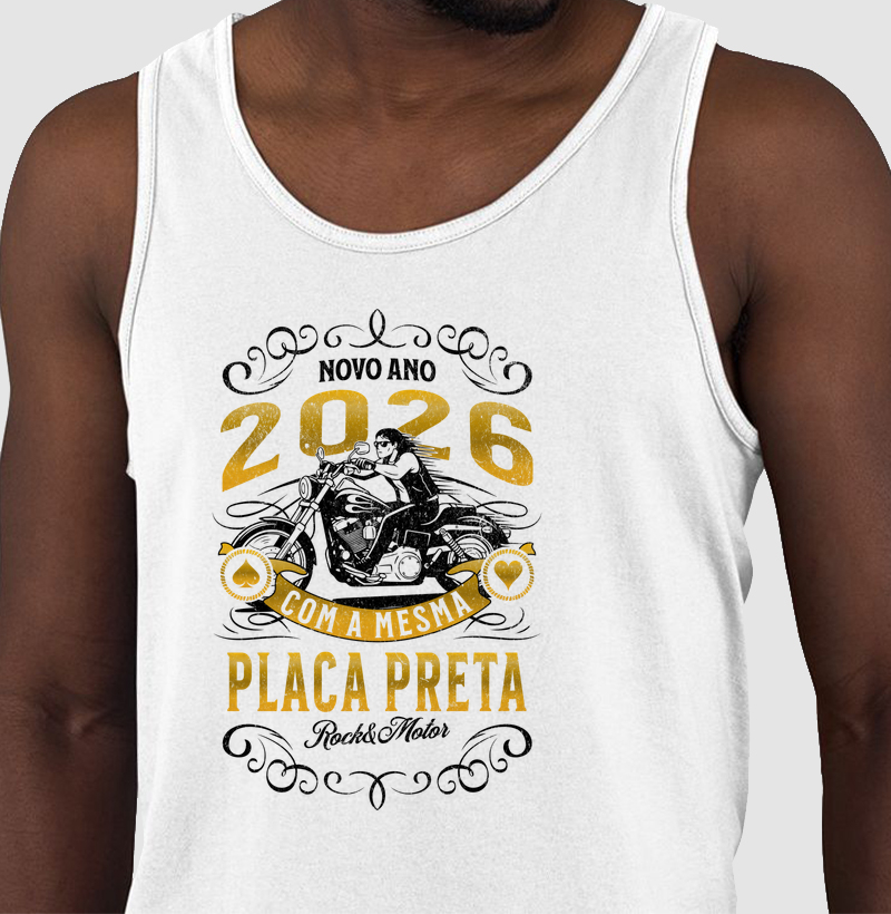 Novo ano mesma Placa Preta