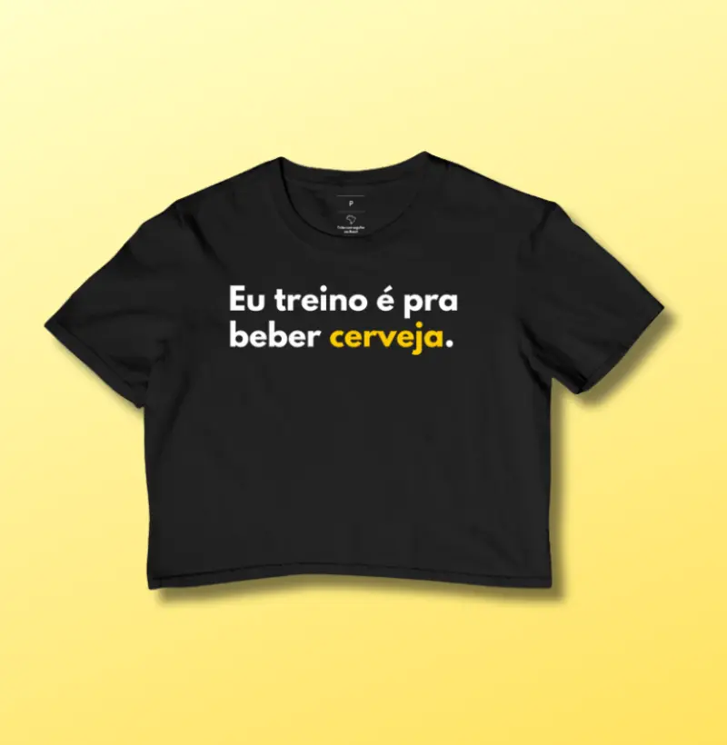 Eu treino é pra beber cerveja