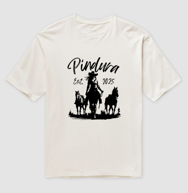 Camiseta Oversized Cowgirl