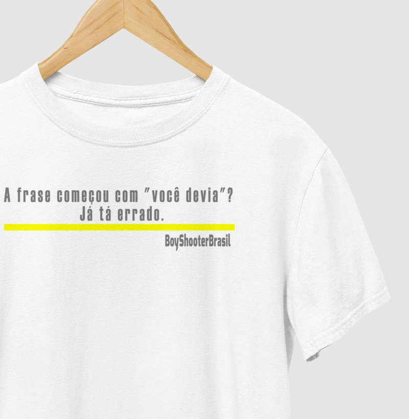 Você deveria?