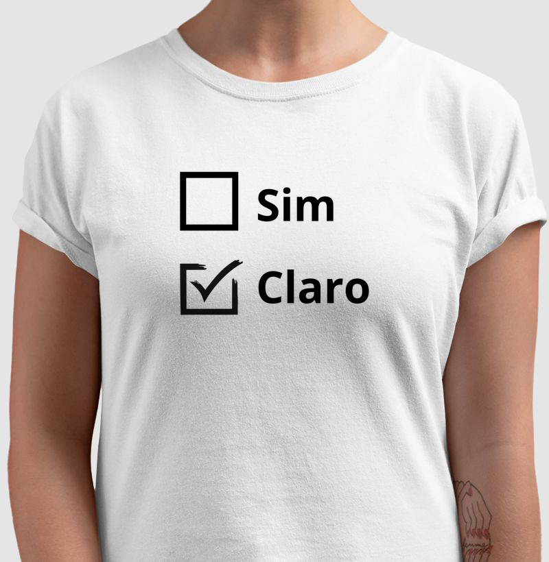 Resposta Sim ou Claro