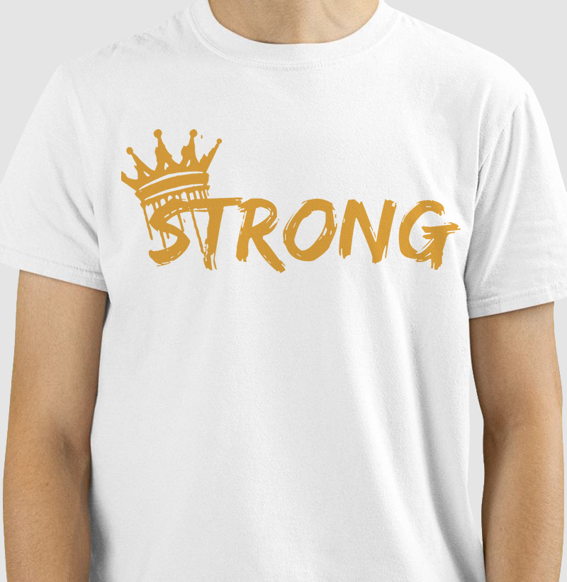 camiseta Rei forte 