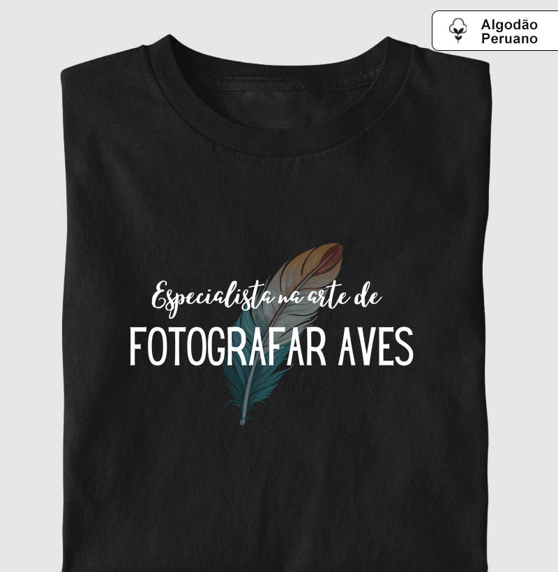 Especialista na arte de fotografar aves