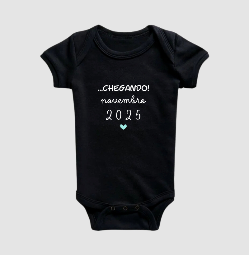Chegando! Novembro 2025 (body bebê)