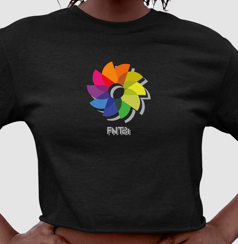 CROPPED "DIA" / FLOR DO SOL PEQUENA