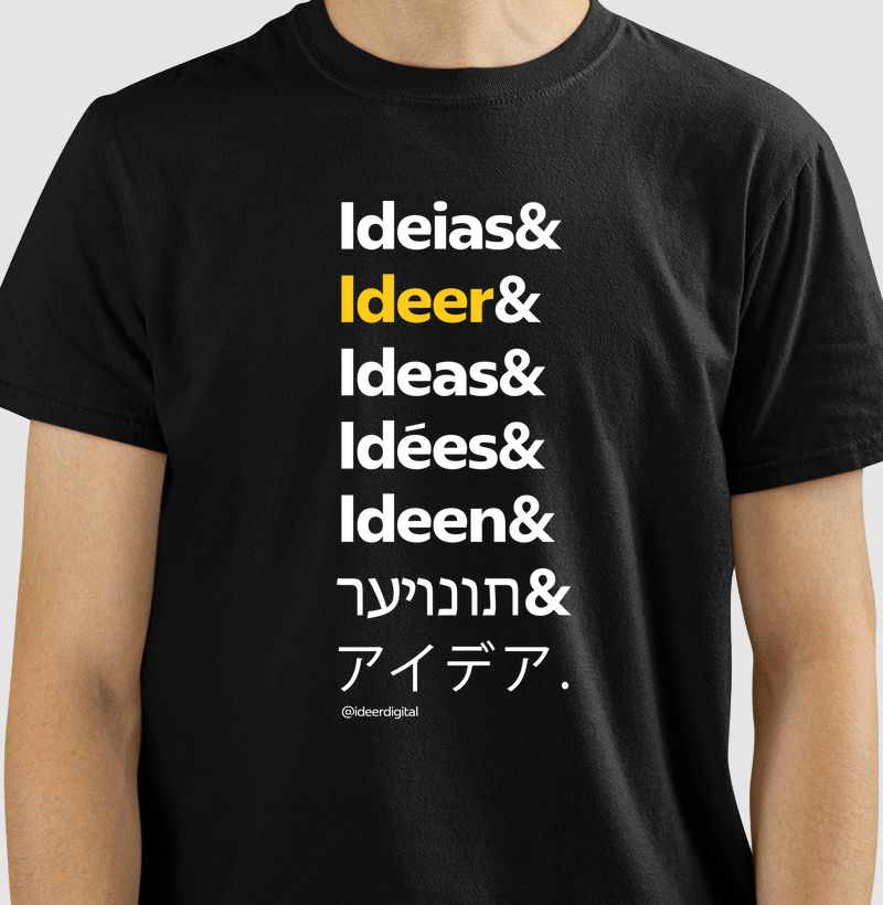 Camisa Ideer Digital "Mundo"