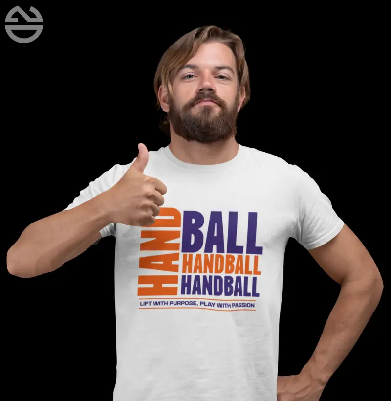 Camiseta de Handebol - Orange HANDBALL Blue