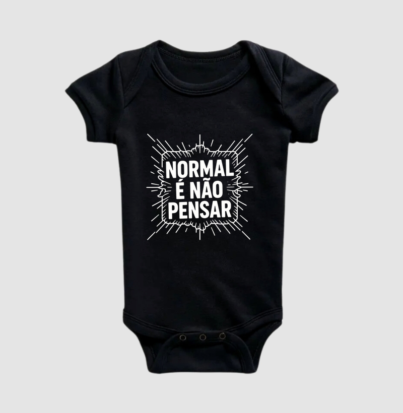 CAMISETA NORMAL É NÃO PENSAR