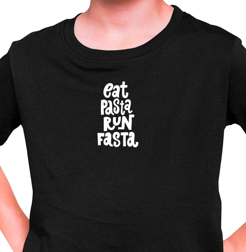 EAT PASTA RUN FASTA