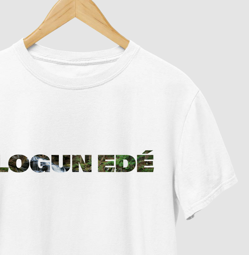Camiseta Logun Edé Floresta+Cachoeira