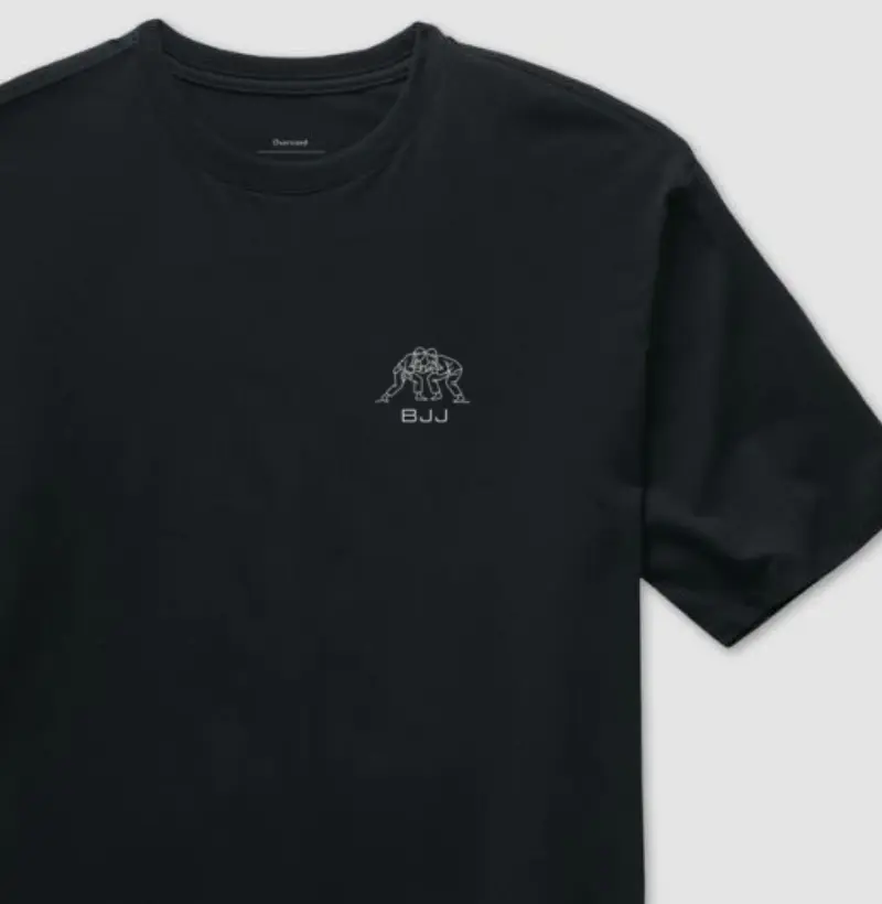 Camiseta Oversized BJJ minimal