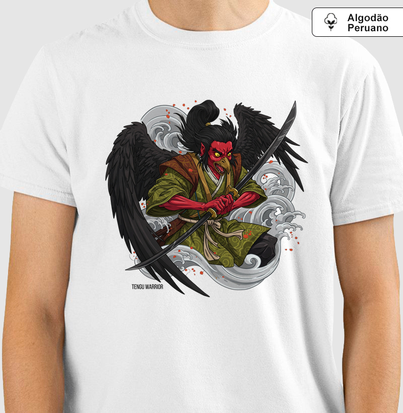 Tengu Warrior - Jiu-Jitsu - Algodão Peruano