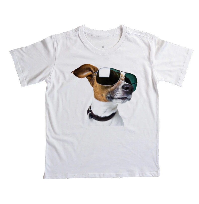 Camiseta Infantil - Cão de Óculos