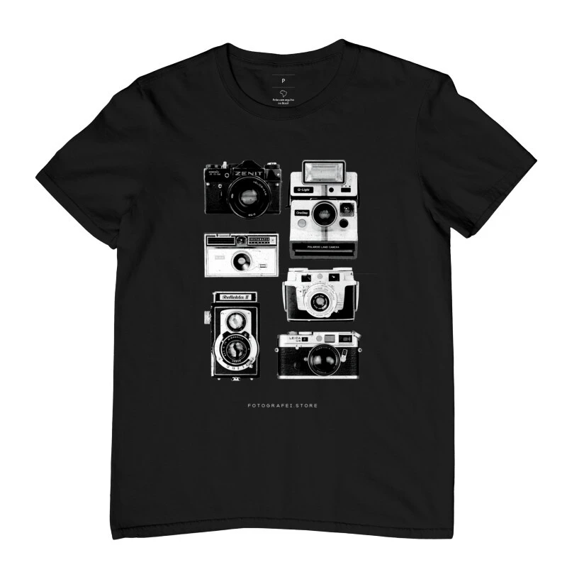 Câmeras - camiseta