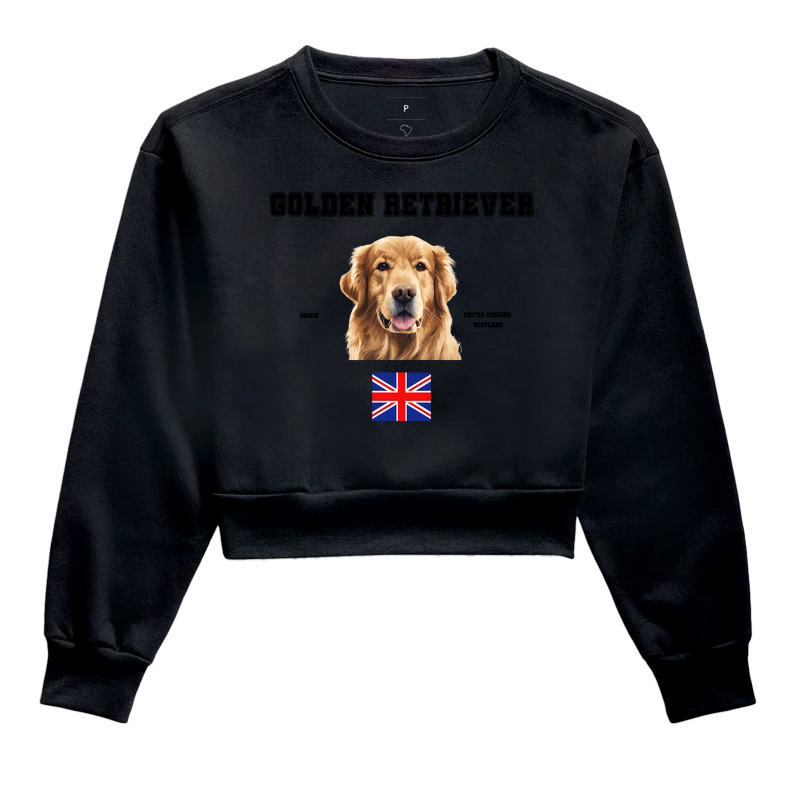 Golden Retriever -letras pretas