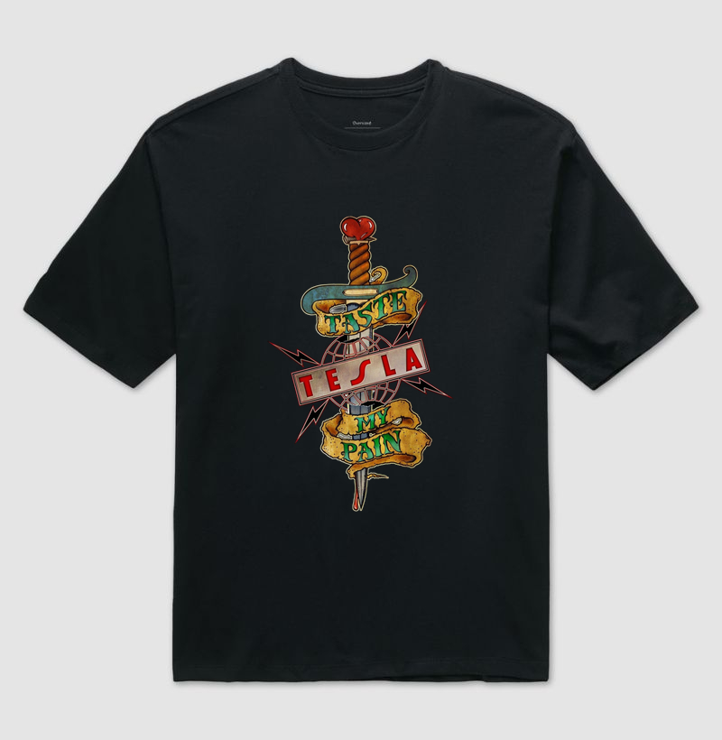 Camiseta Tesla - Taste My Pain