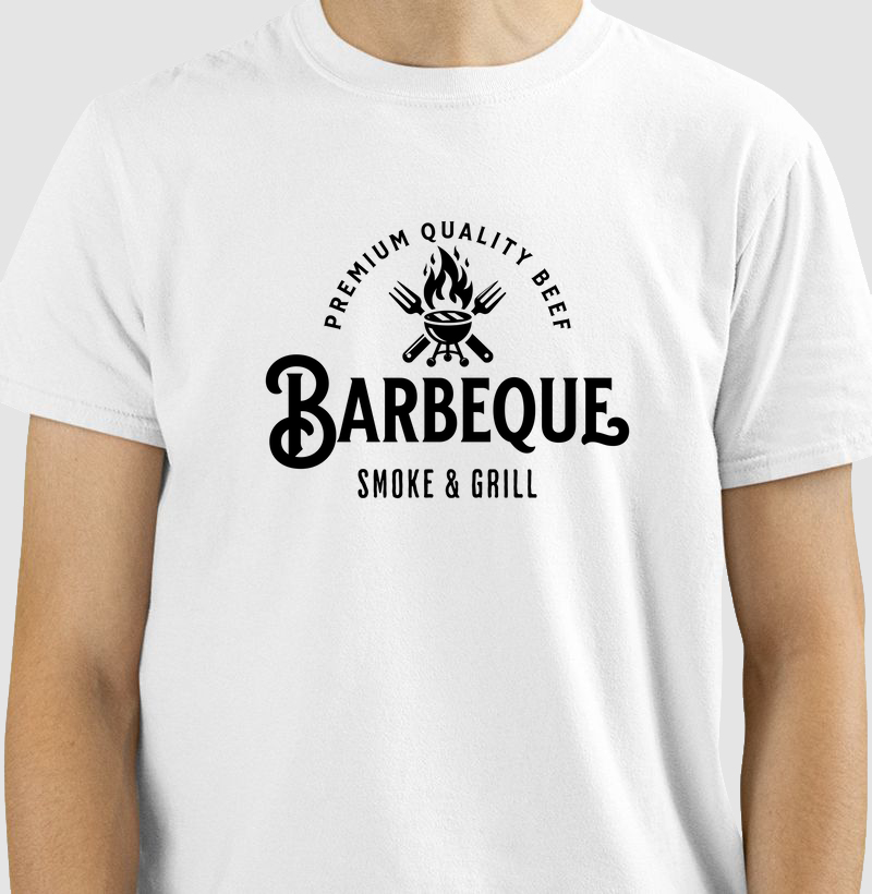 Barbecue Lifestyle: Camiseta - Design Autêntico para Amantes do Churrasco
