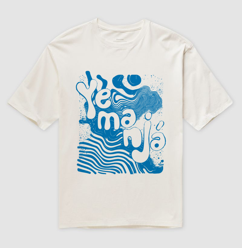 Camiseta Oversized - Yemanjá Essência