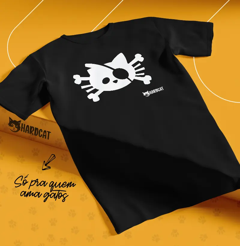Camiseta Gato Pirata