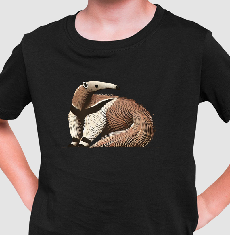Camiseta Infantil Tamanduá-Bandeira