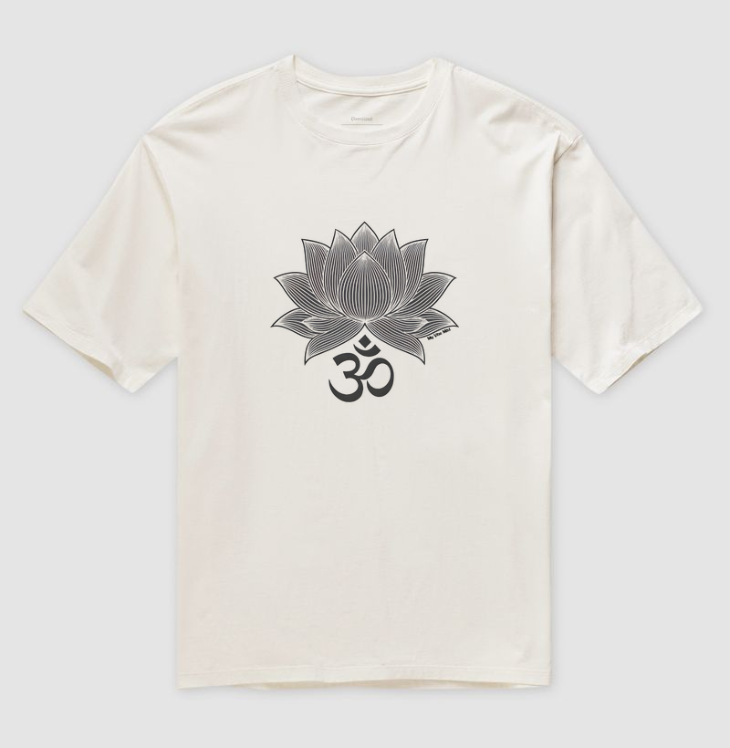 Camiseta Oversized - Lotus Om