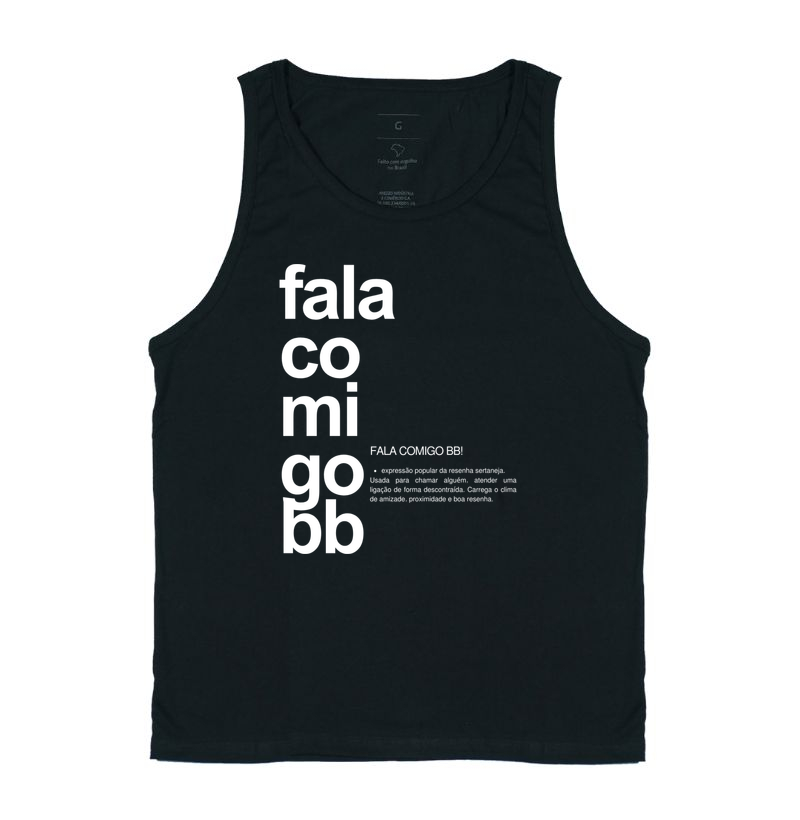 Camiseta Fala Comigo BB - Preta 