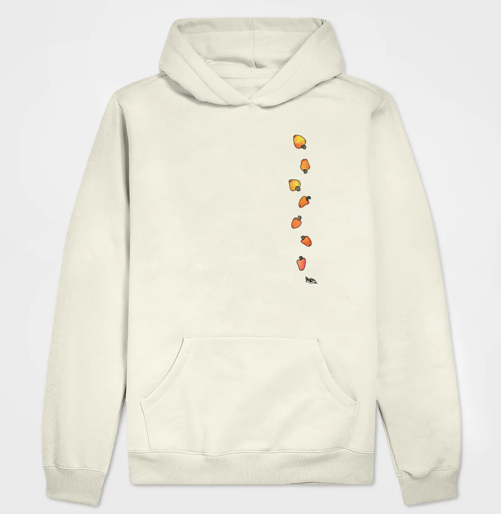 Hoodie Moletom - Caju Aquarela