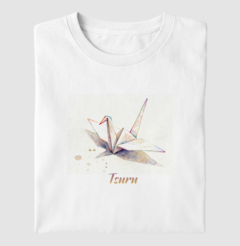 TSURU AQUARELADO MULTICOR